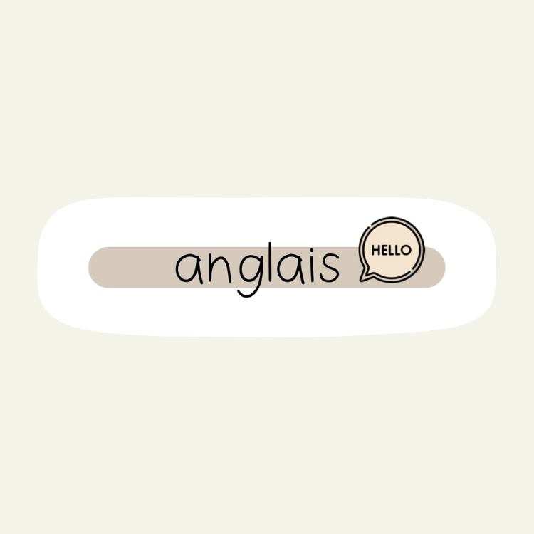 Anglais