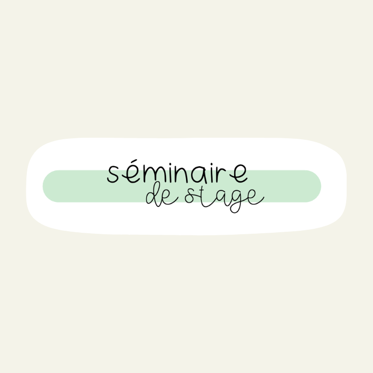 Séminaire de stage