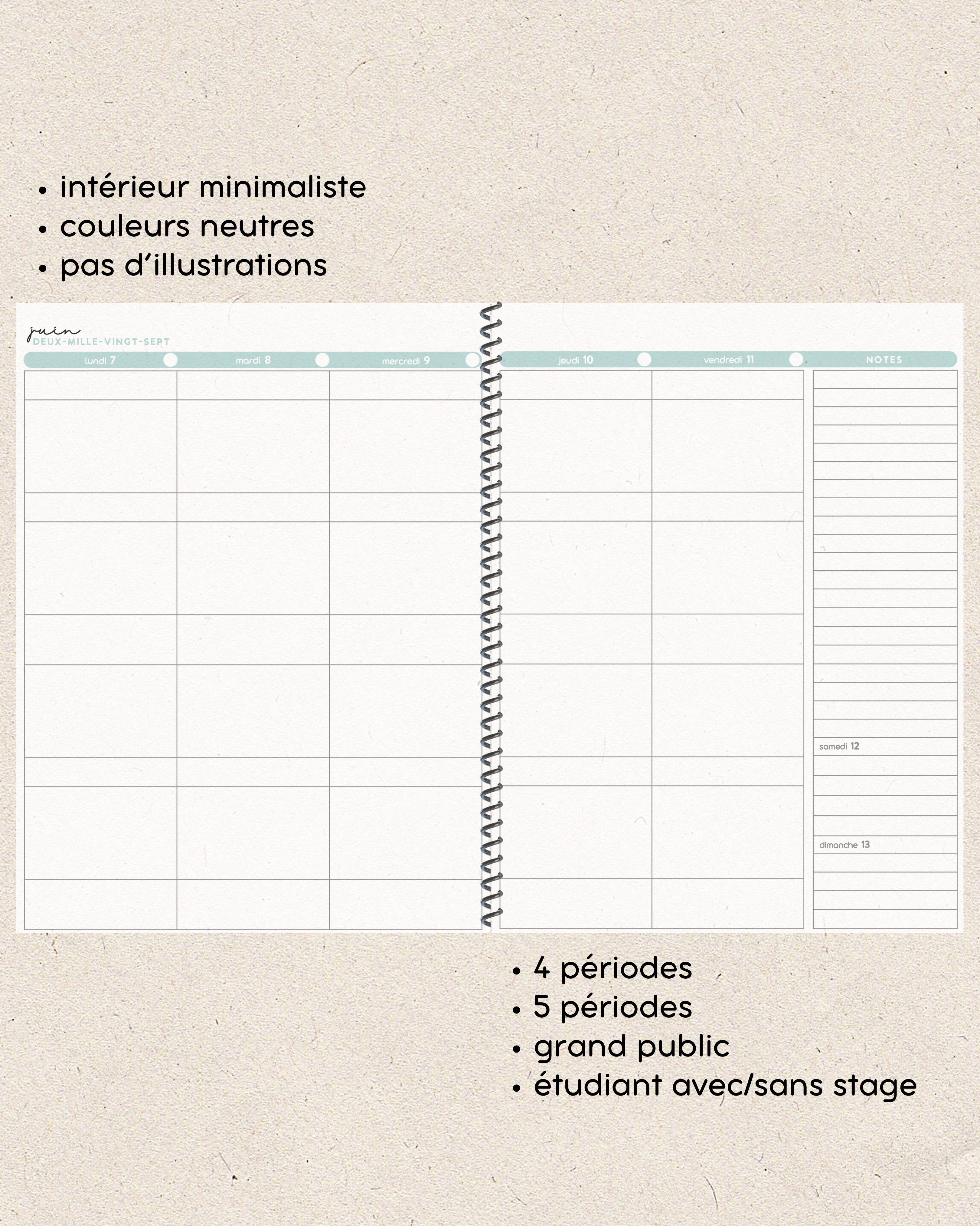 Agenda • l'intemporel