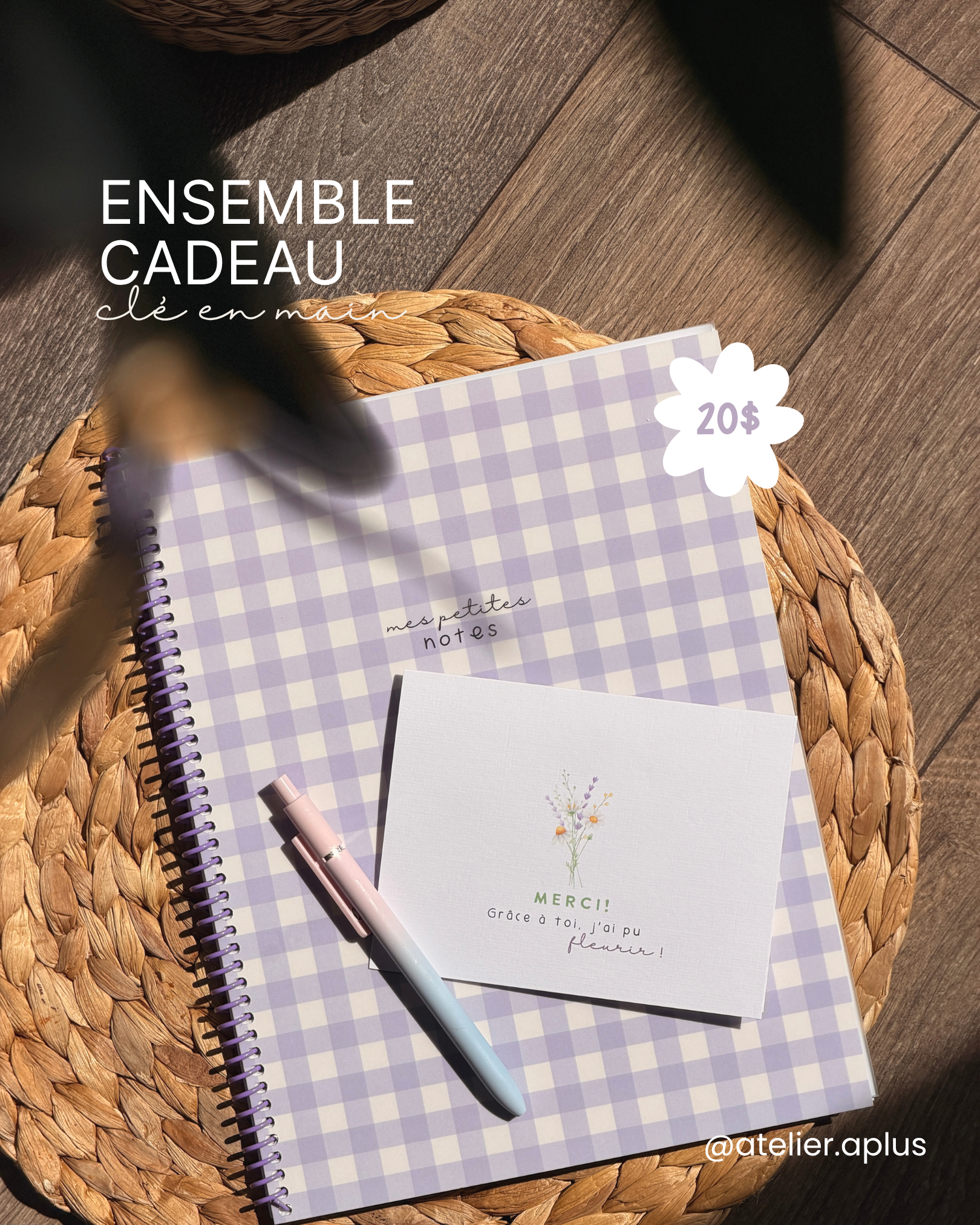 Ensemble cadeau avec stencil 🎁