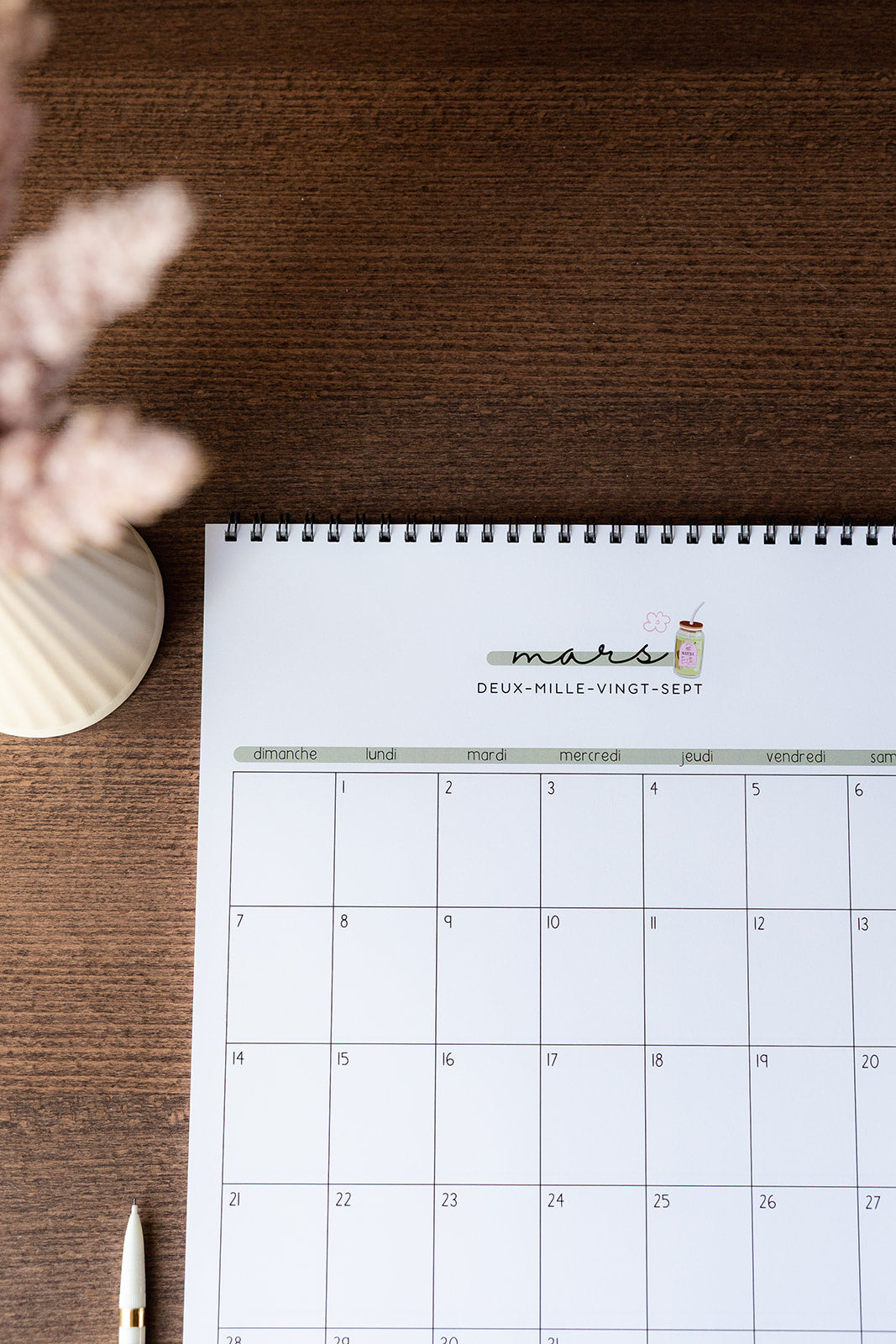 Calendrier scolaire 2026.27 • spirale