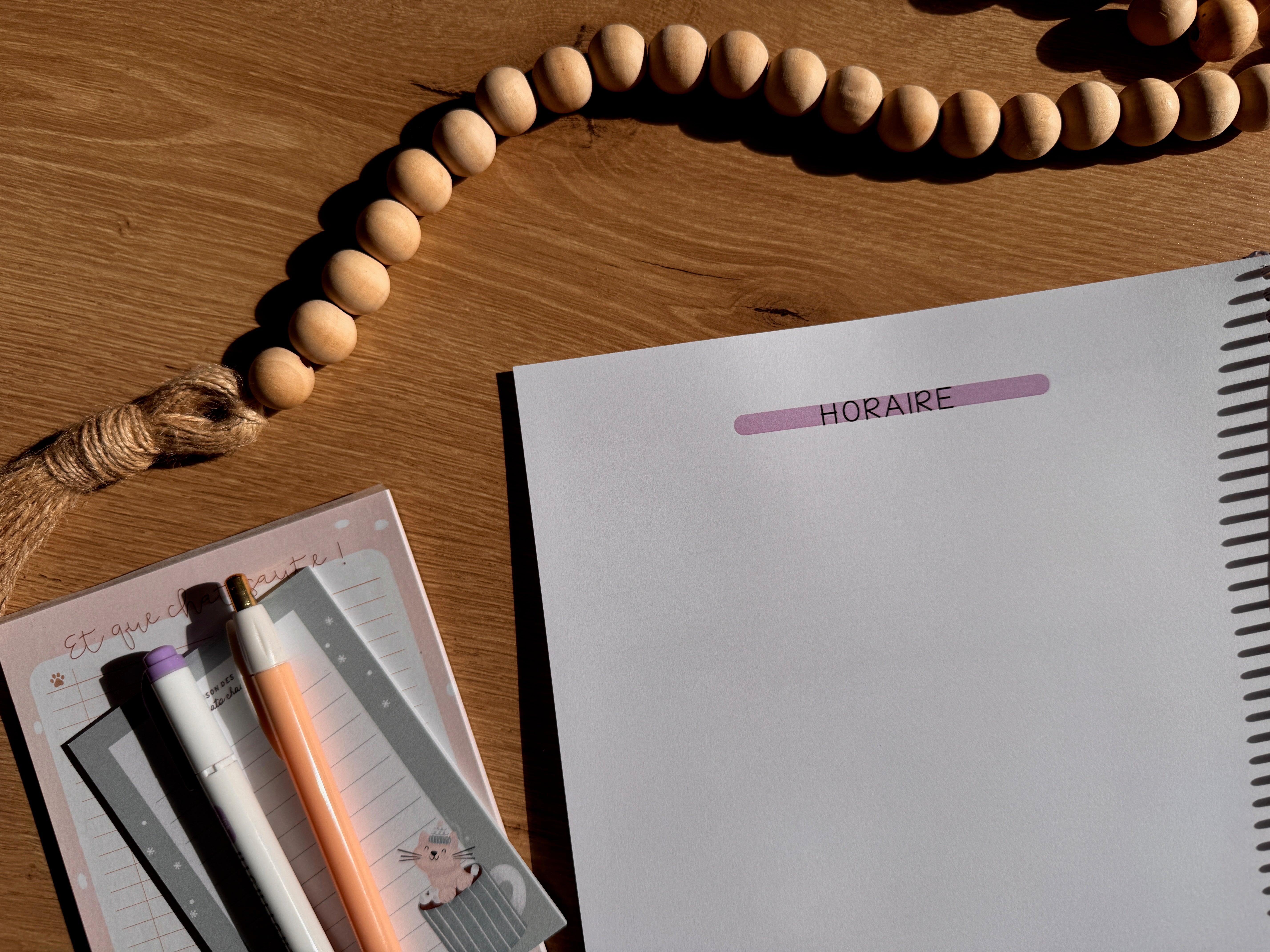 Agenda mi-année • 4 périodes