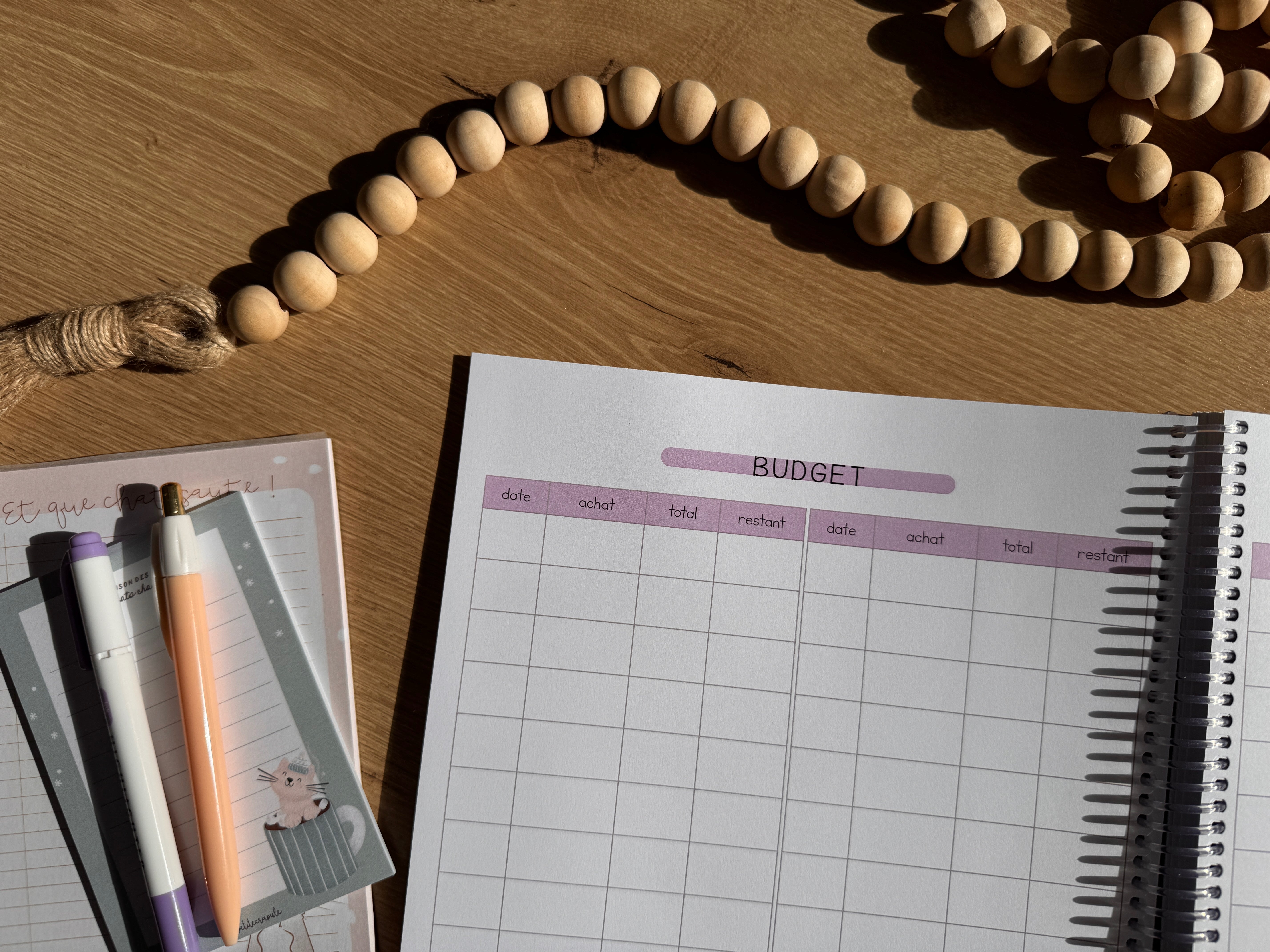 Agenda mi-année • 7 périodes