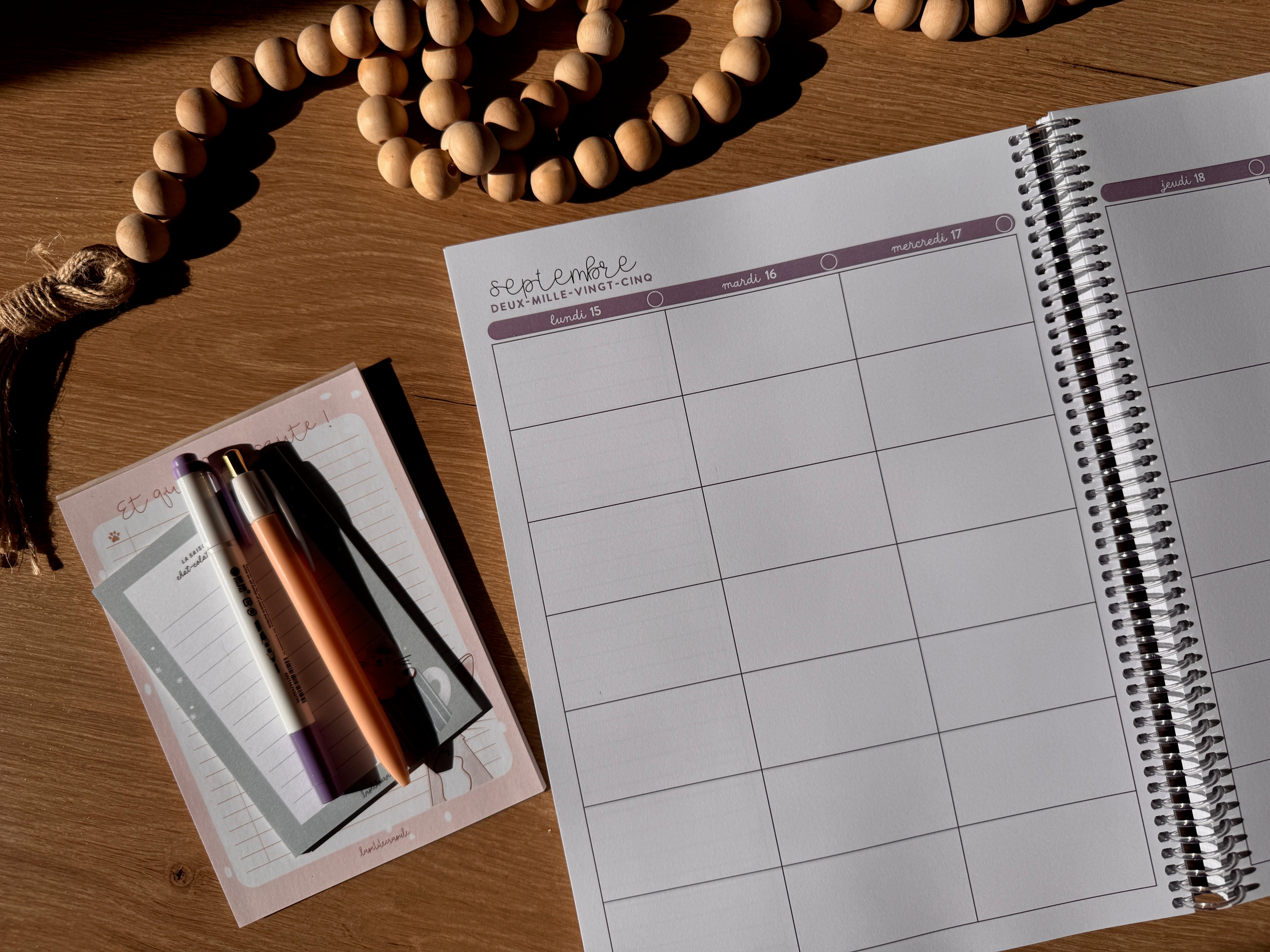 Agenda mi-année • T.E.S./ortho. 7 périodes