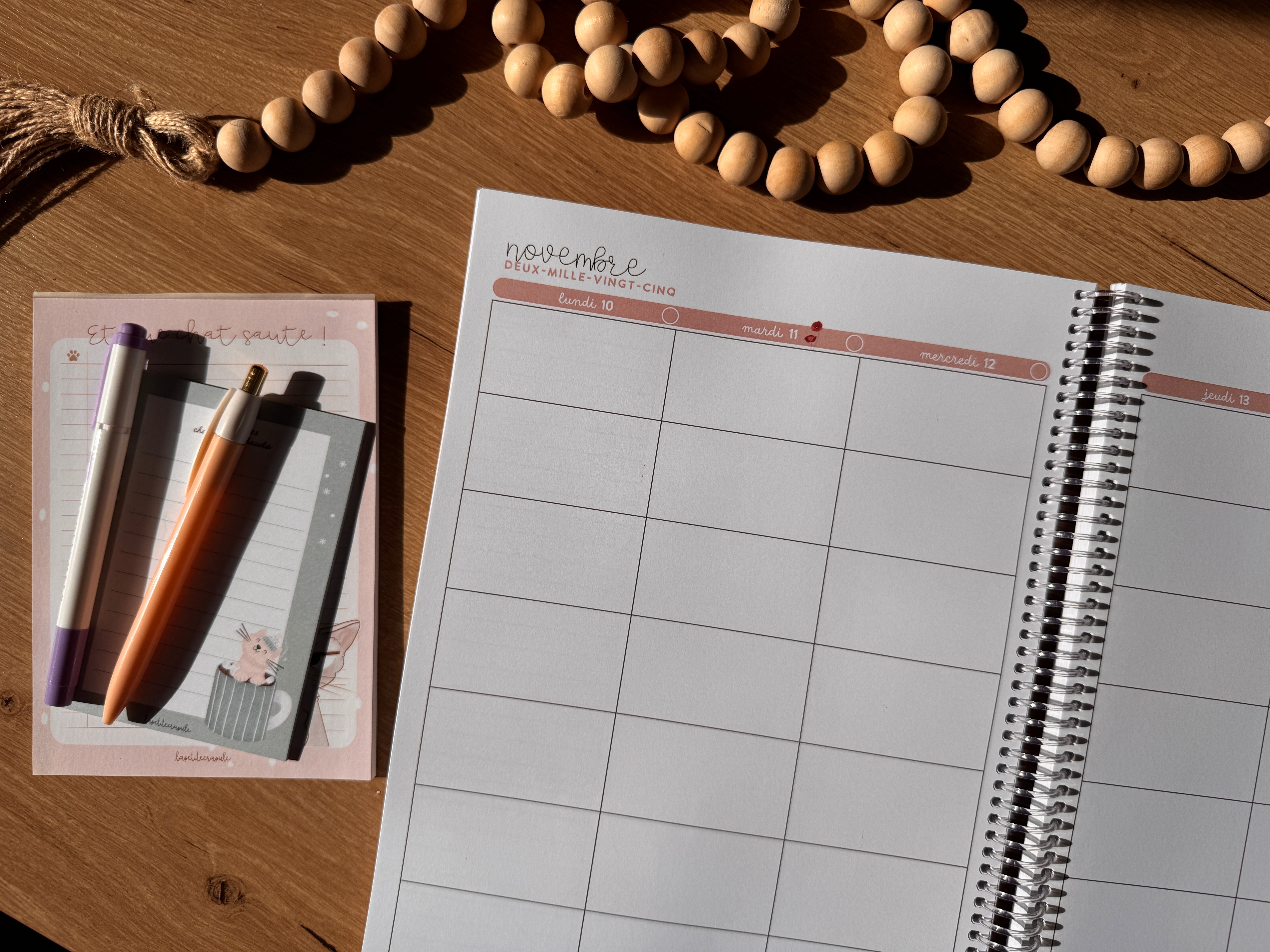 Agenda mi-année • T.E.S./ortho. 7 périodes