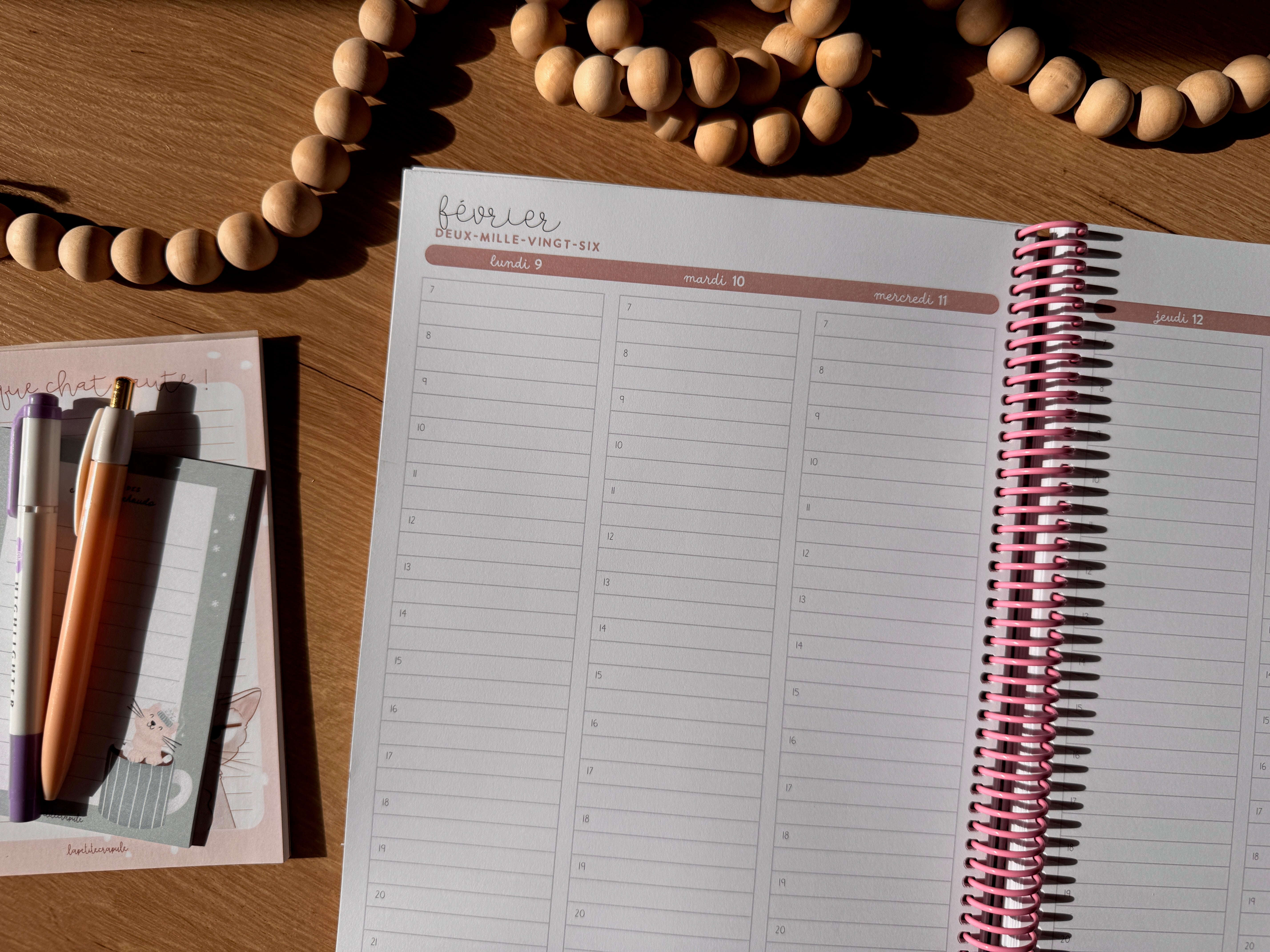 Agenda mi-année • Étudiant avec stage 25.26