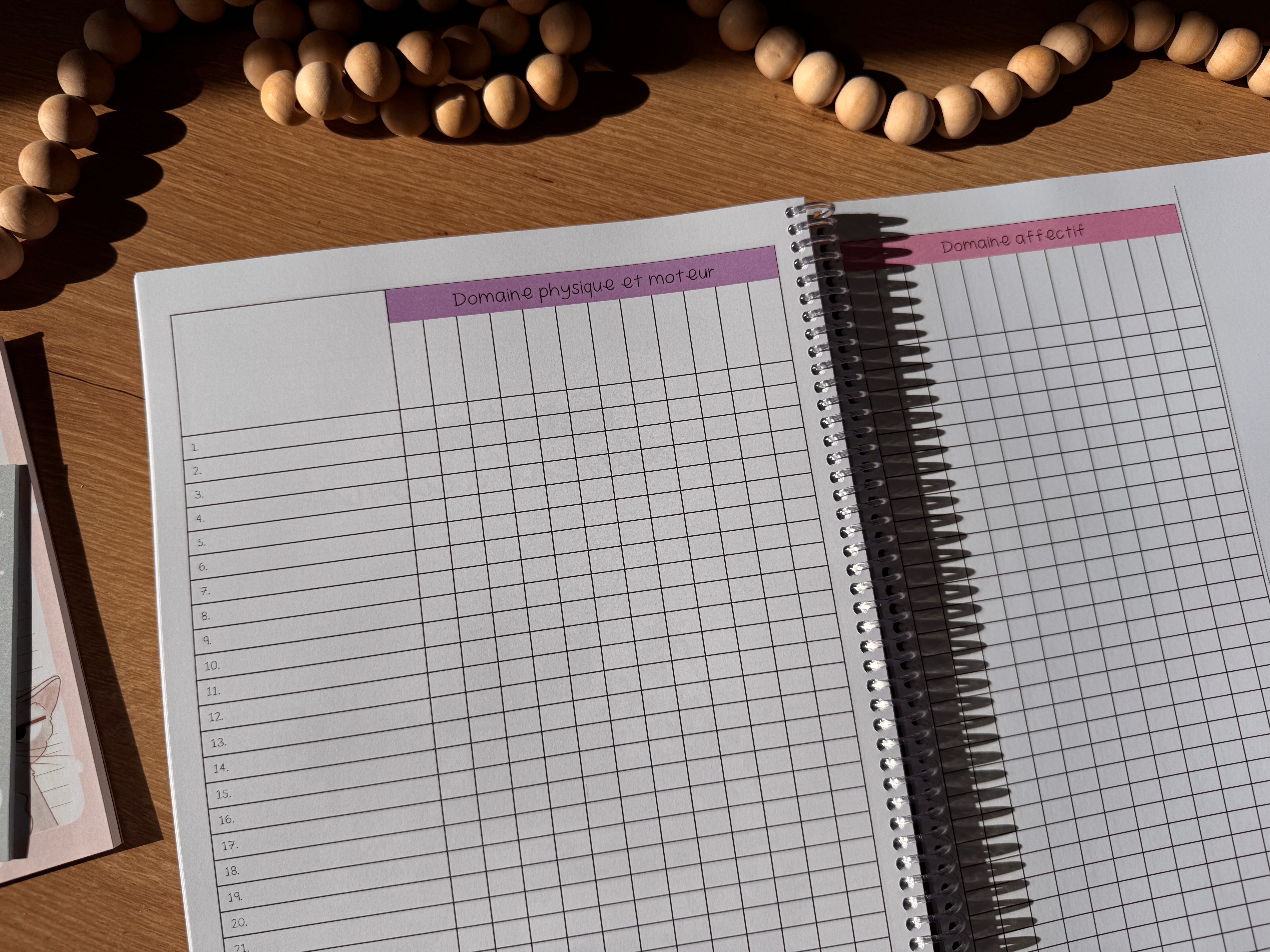 Agenda mi-année • Préscolaire 5 périodes