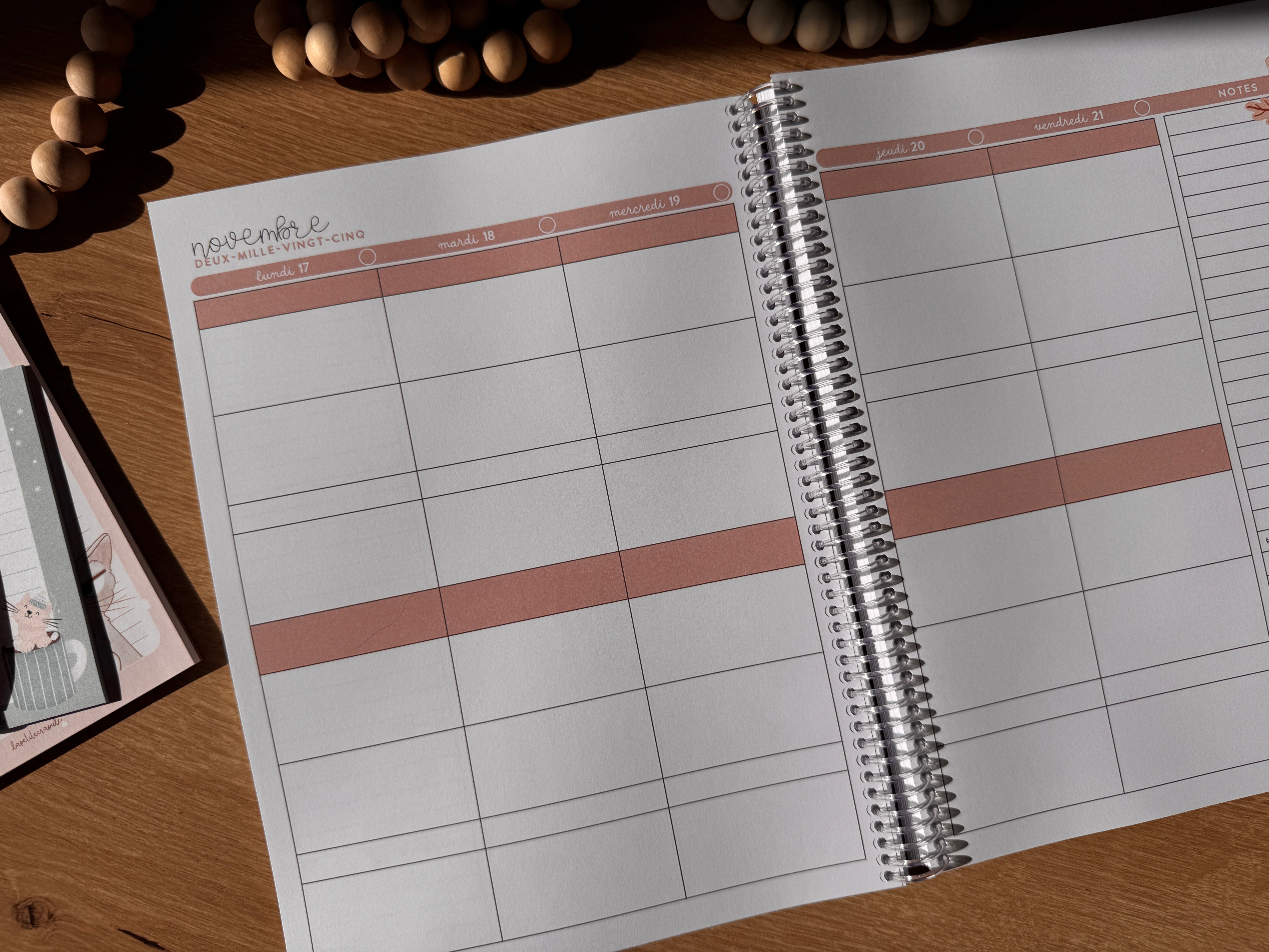 Agenda mi-année • 6 périodes