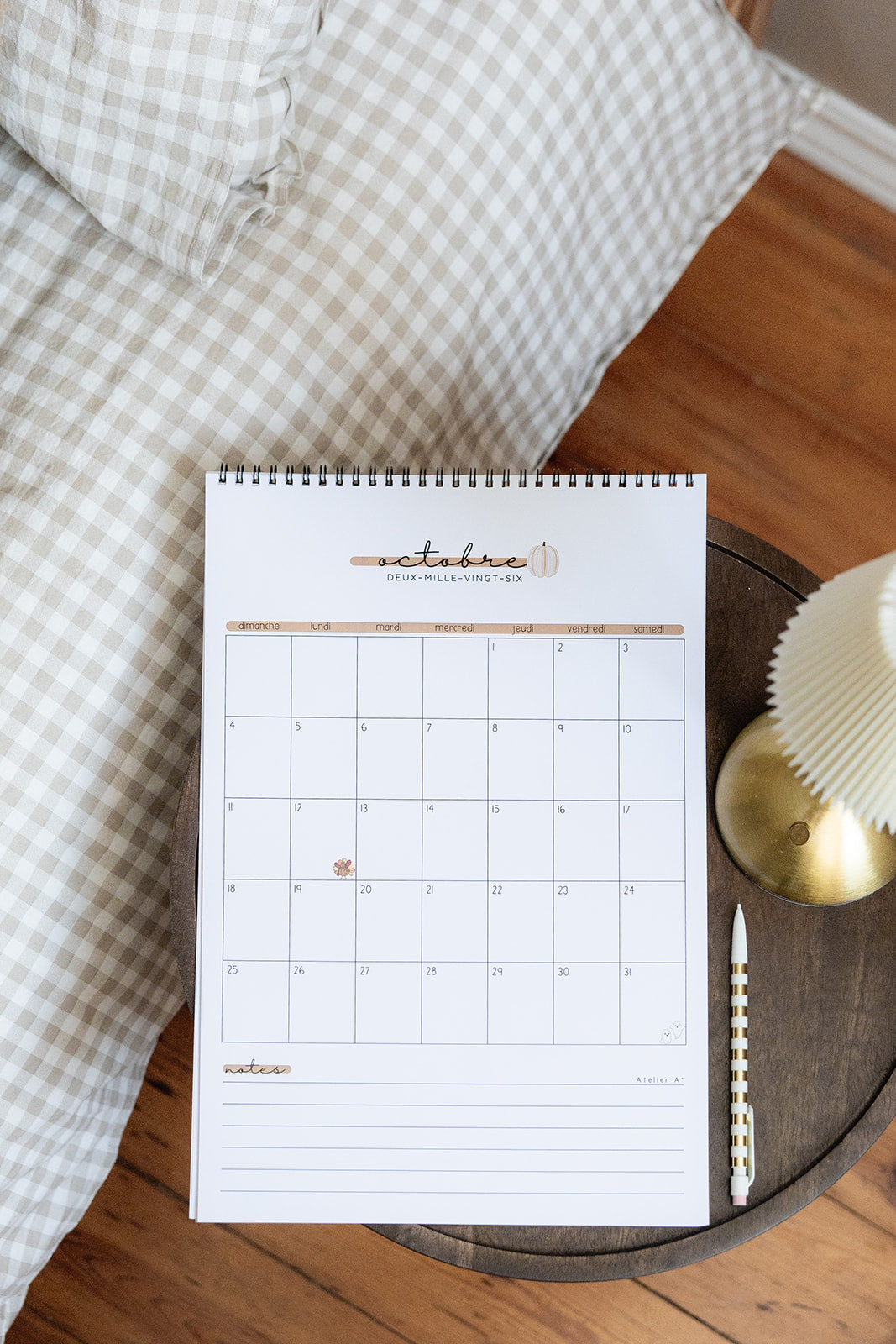 Calendrier scolaire 2026.27 • spirale