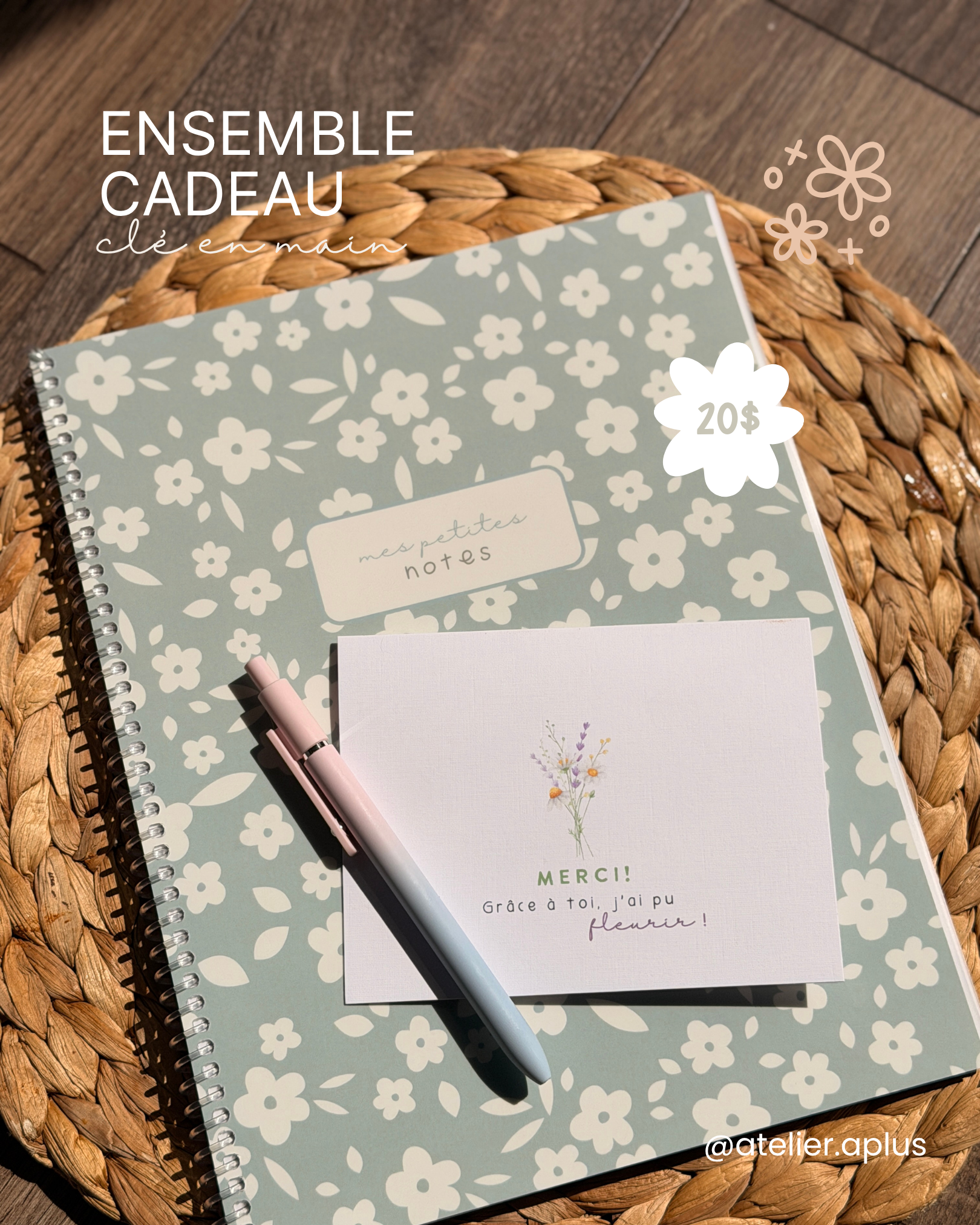 Ensemble cadeau avec stencil 🎁
