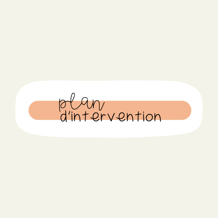 Plan d'intervention