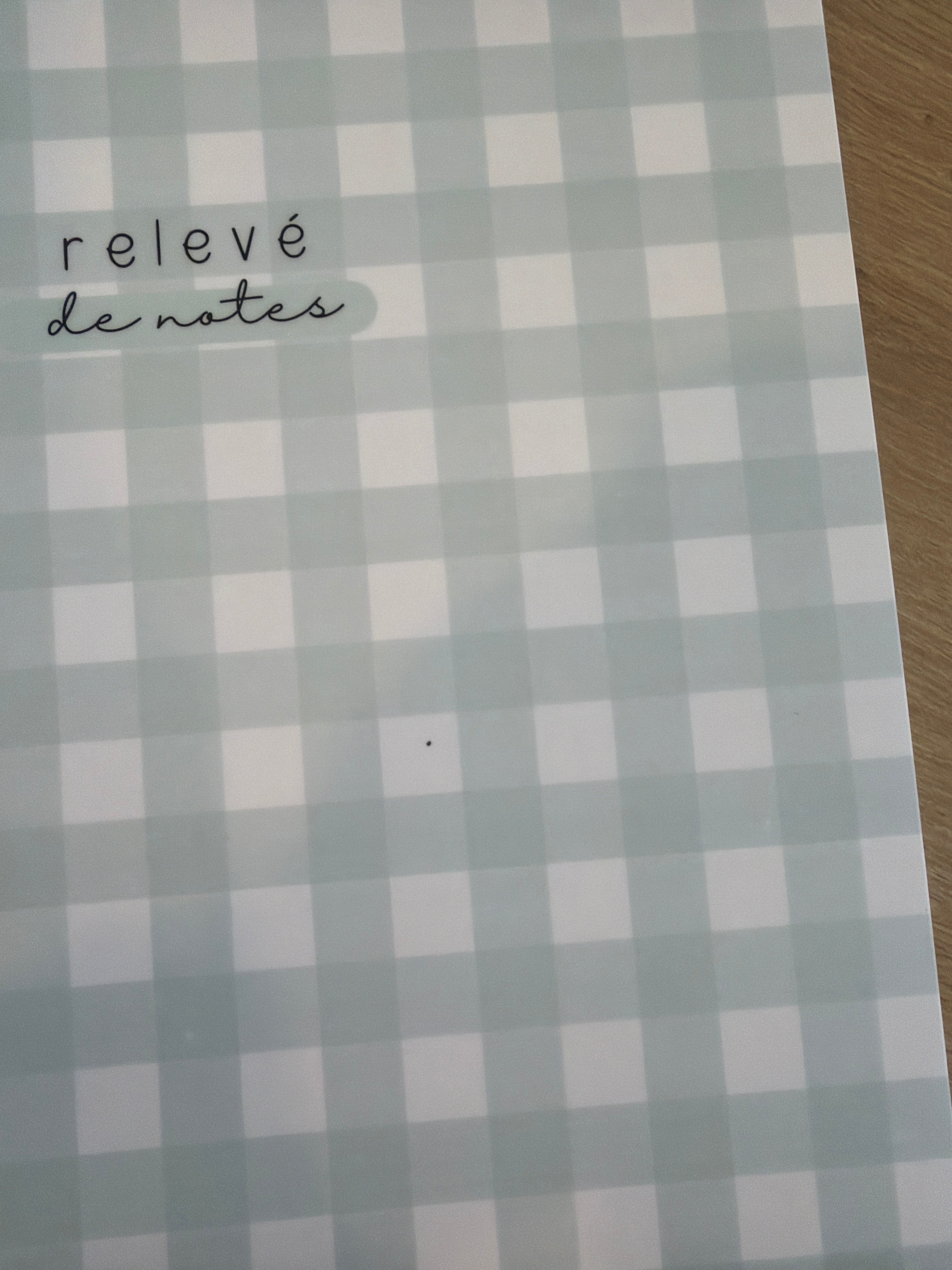 Relevé de notes primaire
