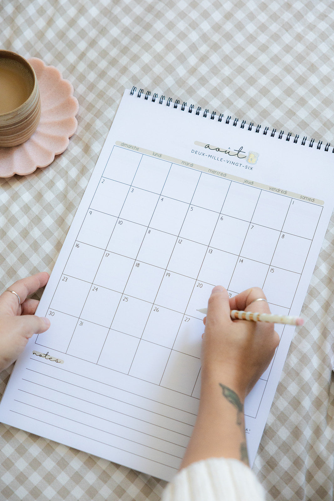 Calendrier scolaire 2026.27 • spirale